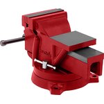 18600, Тиски слесарные, 100 мм, поворотные, с наковальней