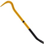 25202, Лом-гвоздодер, 450 мм, шестигранный 16 мм, окрашенный, сталь 65