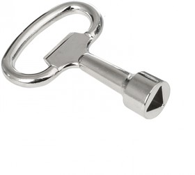 Фото 1/10 key-3, Ключ для замка треугольник (для замков IP54) EKF PROxima