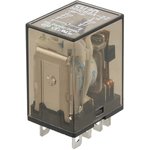 HHC68A-2Z-24D (Plug-in), Relay 2 changeover 24VDC, 10A / 240VAC DPDT