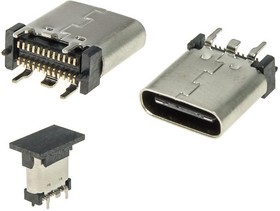 USB3.1 TYPE-C 24PF-010, Разъём USB , 24 контакта