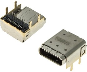 Фото 1/2 USB3.1 TYPE-C 24PF-038, Разъём USB , 24 контакта