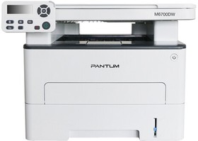Фото 1/10 МФУ Pantum M6700DW, лазерный принтер/сканер/копир, (A4, 30 стр/мин, 1200×1200 dpi, дуплекс, 256Мб RAM, лоток 250 стр, USB/LAN/WiFi)