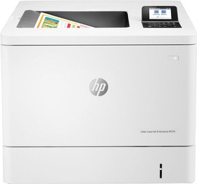 Фото 1/10 Принтер лазерный ЦВЕТНОЙ HP Color LJ Enterprise M554dn, А4, 33 стр./мин, 80000 стр./мес., ДУПЛЕКС, сетевая карта, 7ZU81A