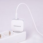 Зарядное устройство быстрое сетевое (220 В) SONNEN, порт USB, QC3.0 ...