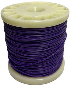 Провод силиконовый 28AWG 0,08 мм катушка 100 м (фиолетовый)
