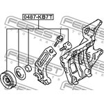 Ролик натяжителя MITSUBISHI L200,L200 SPORTERO KA4T 2005.05- [GE] (комплект) \ ...