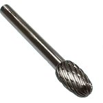 Борфреза тв.спл. овальная d10x16x6х65 R4 спиральн. насечка Е10 16М06 31120