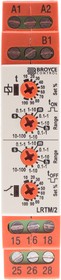 Фото 1/4 LRTM/2 12-230V AC/DC, DIN Rail Mount Timer Relay, 12 → 230V ac/dc, 2-Contact, 0.1 s → 100h, 2-Function, DPDT