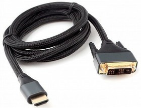 Фото 1/4 CC-HDMI-DVI-4K-6, Кабель; DVI-D (18+1) вилка,вилка HDMI; 1,8м; черный