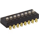 SDA08H1SBD, 8 Way Surface Mount DIP Switch SPST, Extended Actuator