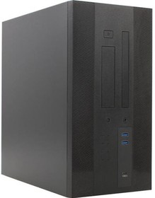 Фото 1/10 Корпус MiniTower Powerman EK303 Black ____ U3.0*2+1*combo Audio mini-ITX (без блока питания)