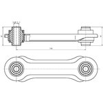 SKCA1010, Рычаг задн. подв. нижний L/R