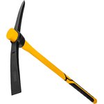 21836, Кирка 3000 г, фиберглассовая обрезиненная рукоятка 900 мм