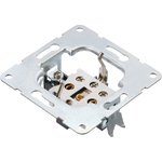 Розетка без з/к, со шторками бежевый 863301-1