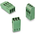 691249510003, 2495 Series PCB Terminal Block, 3-Contact, 5.08mm Pitch ...