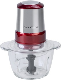 Фото 1/4 Измельчитель электрический Galaxy Line GL 2354 1.2л. 350Вт серебристый/красный
