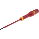 AT3.5X100VE, Slotted Insulated Screwdriver, 3.5 x 0.6 mm Tip, 100 mm Blade ...