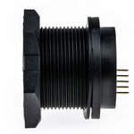 UB-20PMFP-SC8001, Гнездо; USB B; на панель,винтами; THT; прямой; USB 2.0; IP68