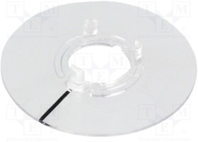 Scale disc, with dash for rotary knobs size 20, A4420010