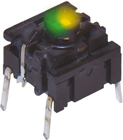 5GTH9352242, IP67 Cap Tactile Switch, SPST 50 mA @ 24 V dc