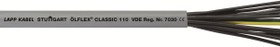 PVC control line ÖLFLEX CLASSIC 110 3 G 2.5 mm², AWG 14, unshielded, gray