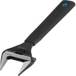 15568, Ключ разводной, 200 мм,CrV, тонкие губки, защитные насадки