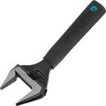 15568, Ключ разводной, 200 мм,CrV, тонкие губки, защитные насадки