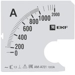 EKF PROxima Шкала сменная для A721 1000/5А-1,5.