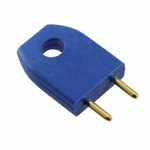 D3086-97, Circuit Board Hardware - PCB SHORTING LINK PLUG BLUE INSULATED