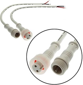 BLHK12-2PW, Разъемы герметичные кабельные (штекер-гнездо) , 2 контакта, IP67, 5 А, 250 В, белые