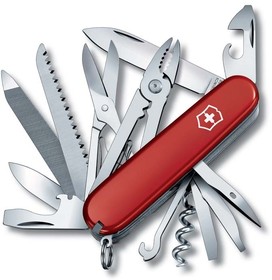 Фото 1/6 Складной нож Victorinox Handyman, функций: 24, 91мм, красный , коробка картонная [1.3773]