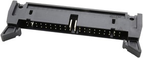 Фото 1/2 MC-254-40-SL-RA-DIP, Pin Header, угловой, Wire-to-Board, 2.54 мм, 2 ряд(-ов), 40 контакт(-ов), Through Hole Right Angle