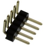 MC-HRT1-S05-G, Pin Header, угловой, Плата - к - плате, 1.27 мм, 1 ряд(-ов) ...