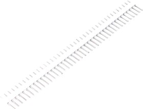 Фото 1/4 PLS-40 WHITE (DS1021-1x40), Вилка штыревая 2.54мм 1х40pin (цвет - белый)