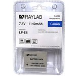 Аккумулятор Raylab RL-LPE8 1140мАч