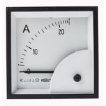 D72MIS25A/1-001, D72SD Analogue Panel Ammeter 0/25A Direct Connected AC ...