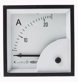 Фото 1/2 D72MIS25A/1-001, D72SD Analogue Panel Ammeter 0/25A Direct Connected AC, 72mm x 72mm Moving Iron