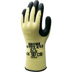 SHO3903, Yellow Polyester, Stainless Steel Cut Resistant Work Gloves, Size 9 ...