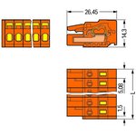 231-306/026-000, Female plug - 6-pole - 12 AWG max - pin spacing 5.08 mm - 1 ...