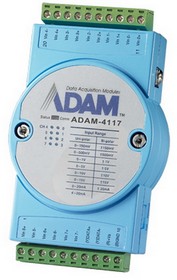 Фото 1/2 Модуль интерфейсный Advantech ADAM-4117-B Модуль ввода, 8 каналов аналогового ввода, Modbus RTU/ASCII