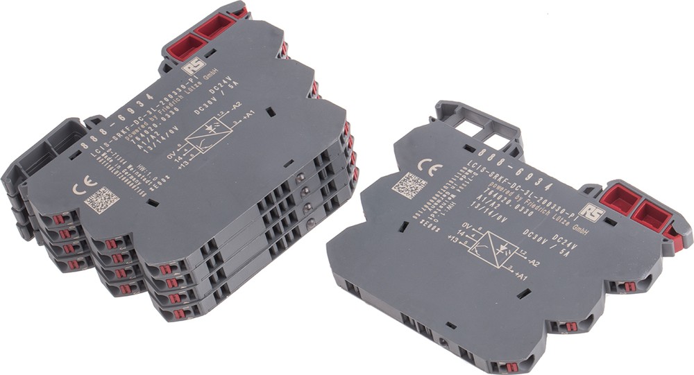 Solid State Relay, 5 A Load, DIN Rail Mount, 30 V Load, 30 V Control ...