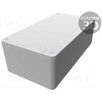 1590WN1, 1590 Series Natural Die Cast Aluminium Enclosure, IP65, Natural Lid ...