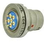 164-183-6P, Circular DIN Connectors 6P Recpt PC Tail Spring Loaded