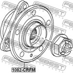 1082-CRFM, Ступица передняя