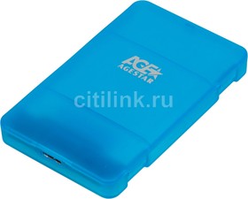 Внешний корпус для HDD/SSD AgeStar 3UBCP3, синий