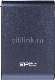 Фото 1/9 Внешний диск HDD Silicon Power Armor A80, 2ТБ, синий [sp020tbphda80s3b]