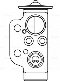 Фото 1/4 LTRV1855, Клапан расш. кондиционера (ТРВ) для ам VW Touareg I (02-) (LTRV 1855)