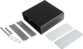 M5501119, Unicase Black Aluminium Instrument Case, 185 x 180 x 65mm