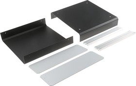M5502119, Unicase Black Aluminium Instrument Case, 260 x 250 x 90mm